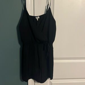 EUC Black Stretch Romper L